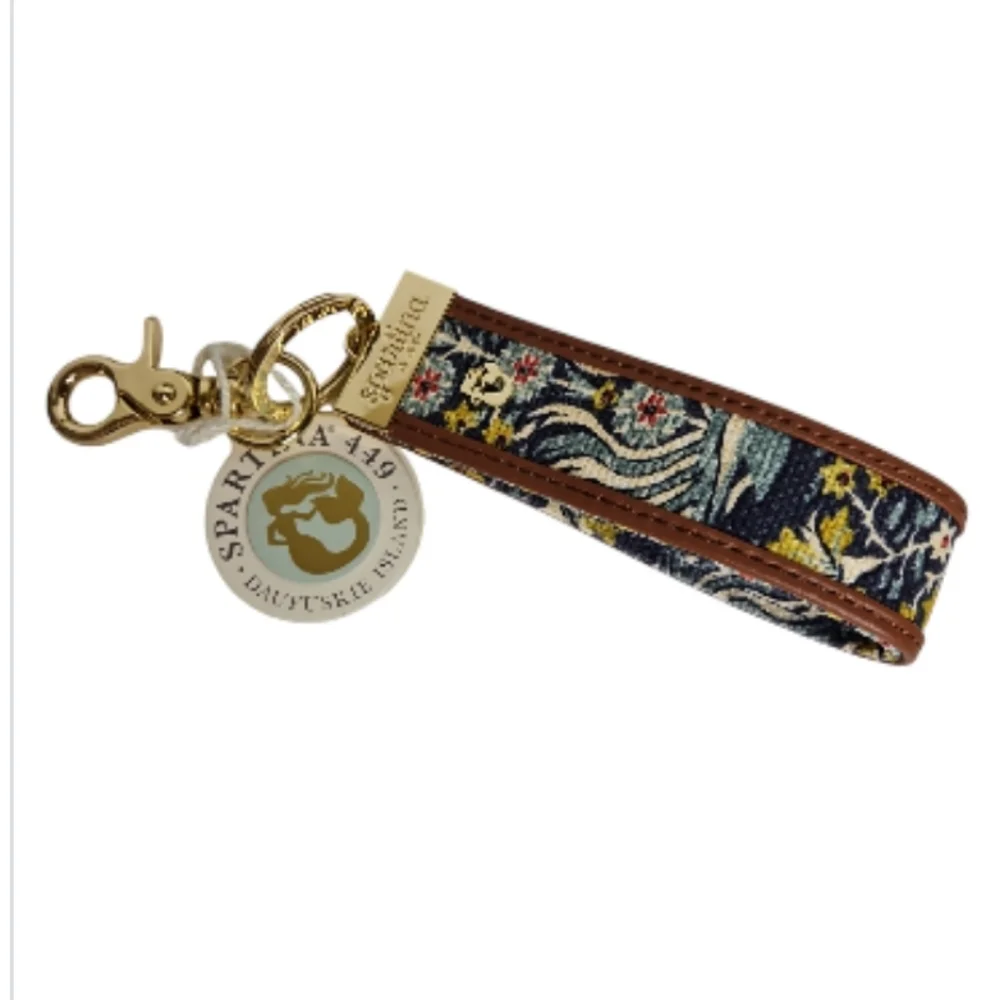 Spartina 449 Lyla Hobo Bag and Matching Grab n Go Keychain Jones Hundred